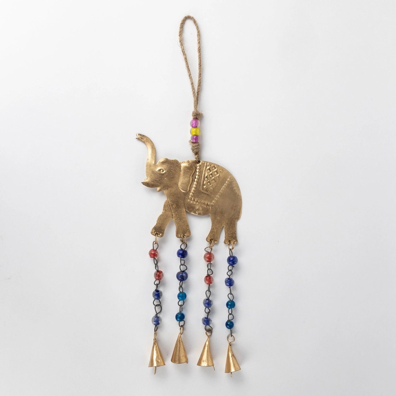 Elephant Recycled Iron Chime, India