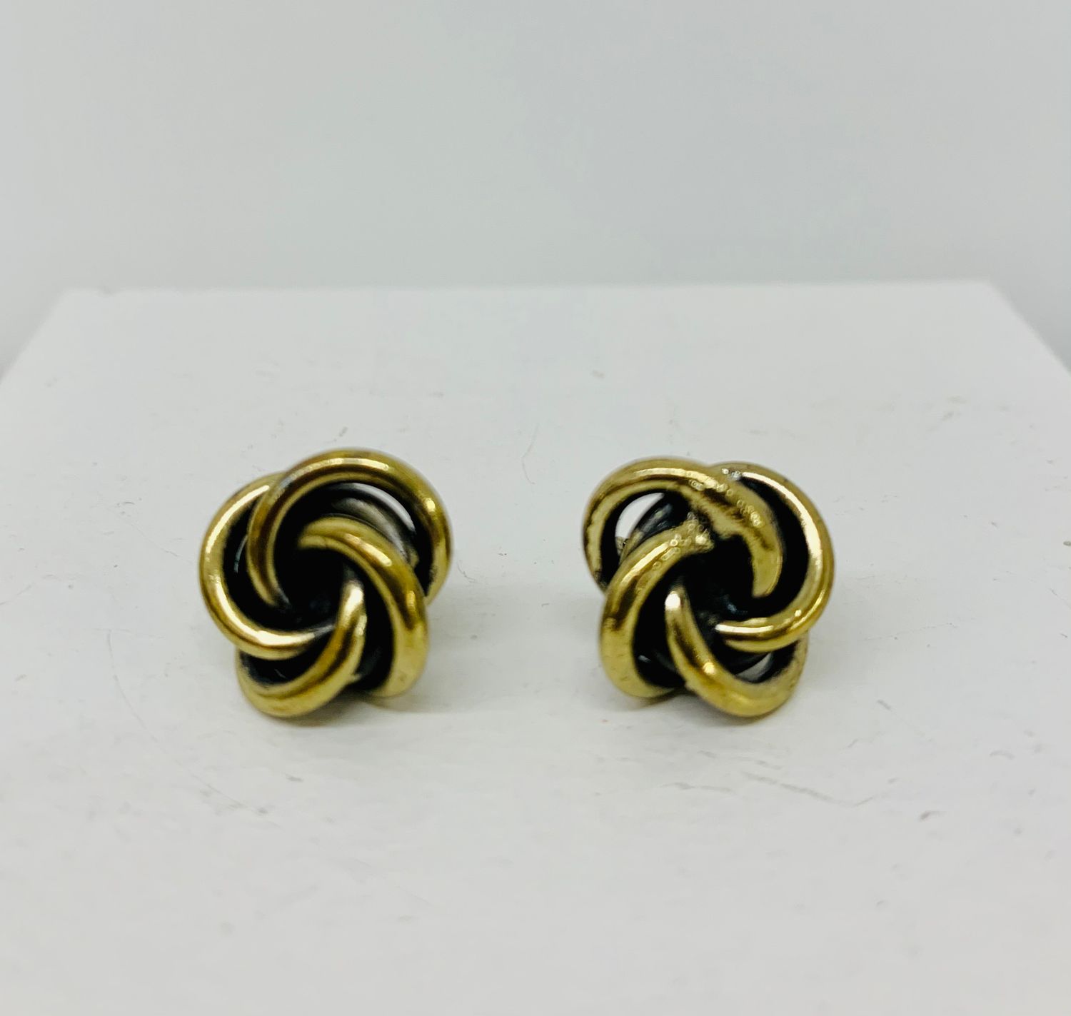 Twisted Knot Stud Earrings