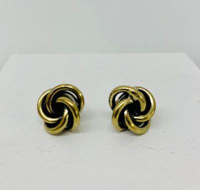 Twisted Knot Stud Earrings