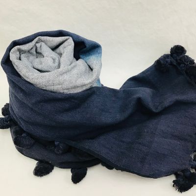 Pom-Pom Ombre Scarf, India