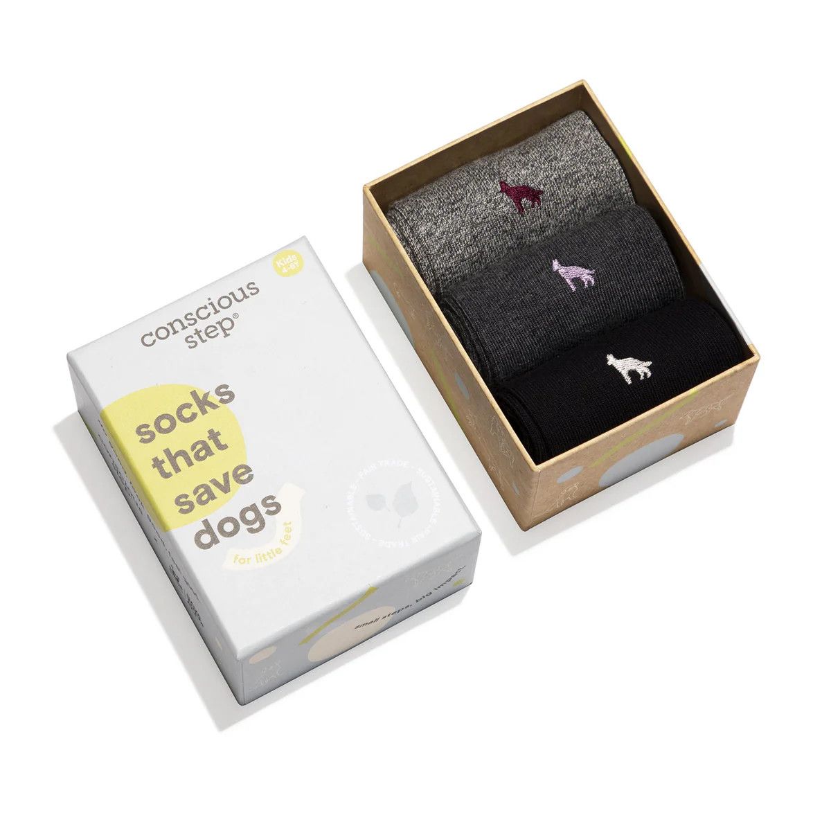 Set Of Kids Socks That Save Dogs, Youth