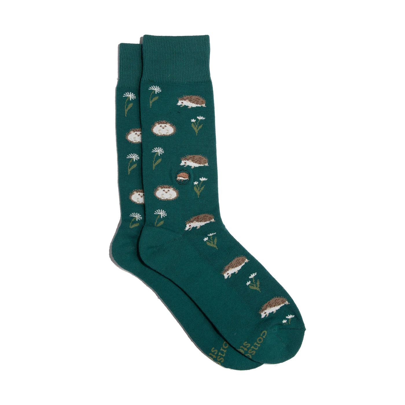 Socks That Protect Pollinators, Green, Small