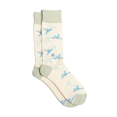 Socks That Protects Pollinators, Hummingbird, Medium