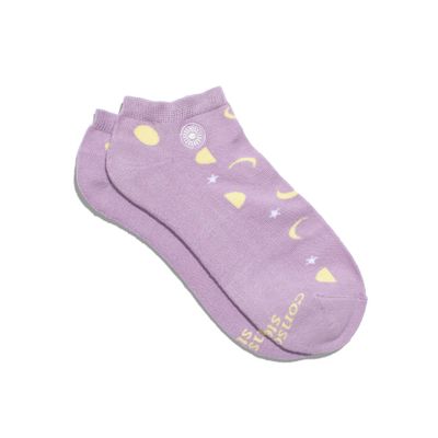 Ankle Socks That Support Mental Health, Purple, Medium