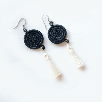 Black- Inshunda Earrings, Rwanda