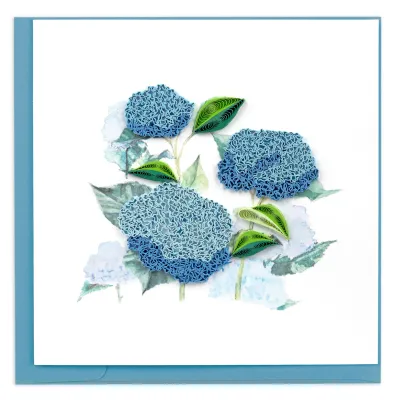 Wild Hydrangeas Quilling  Card, Vietnam