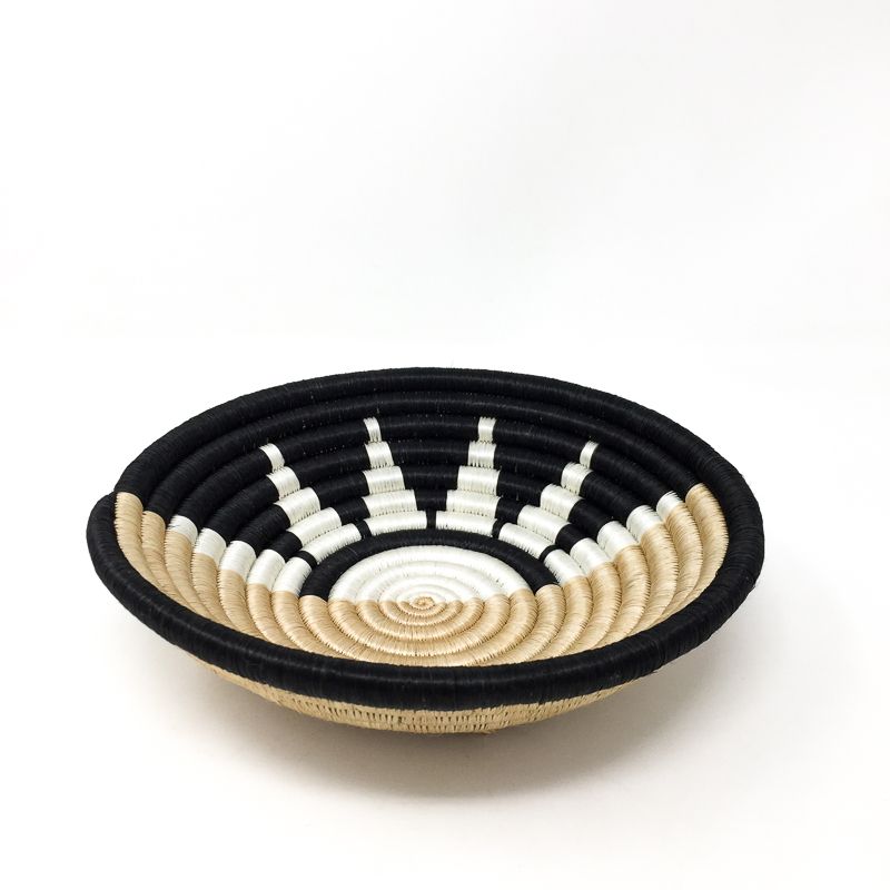 Zubita Bowl- Black 7&quot;, Rwanda