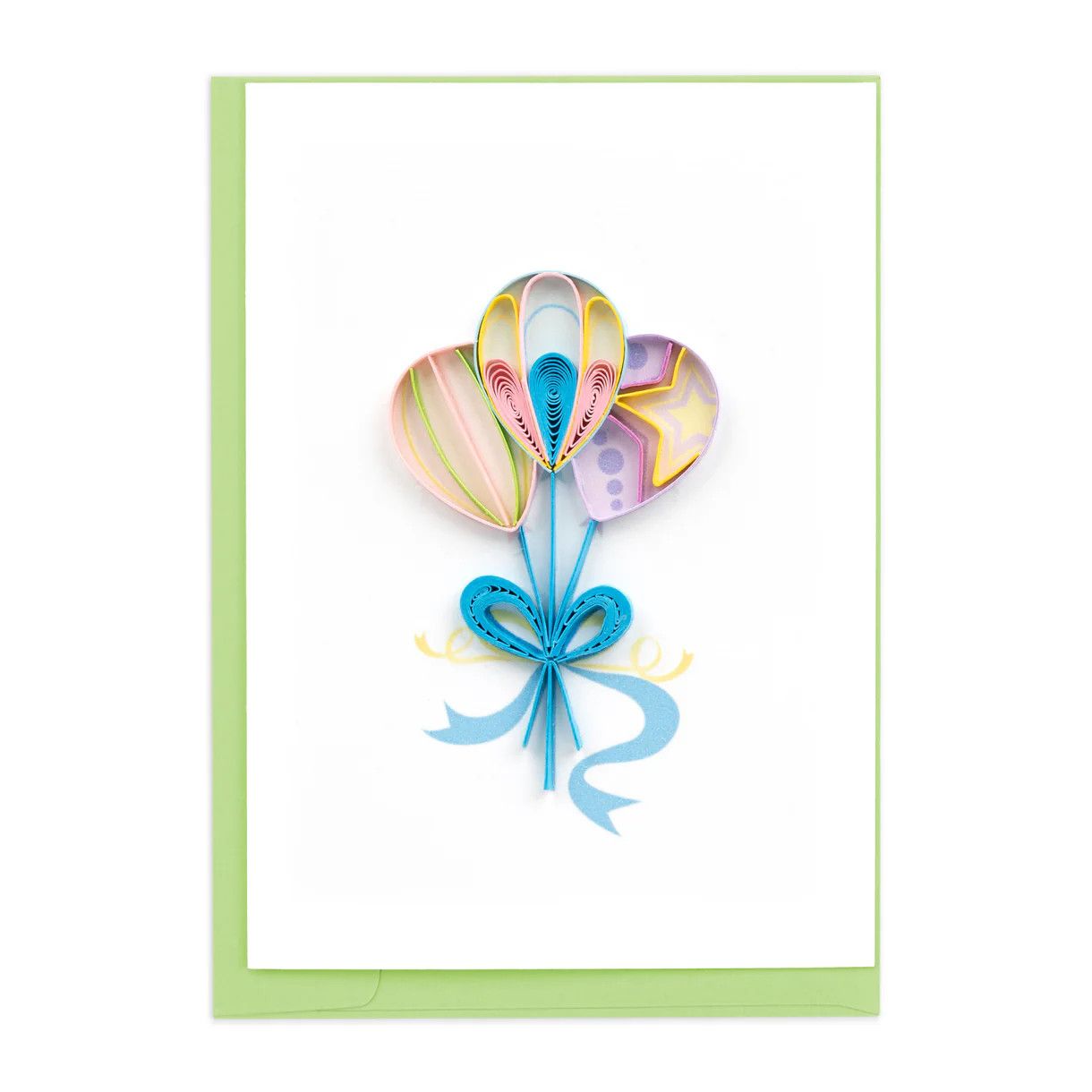 Colorful Balloons Mini Quilling Card, Vietnam