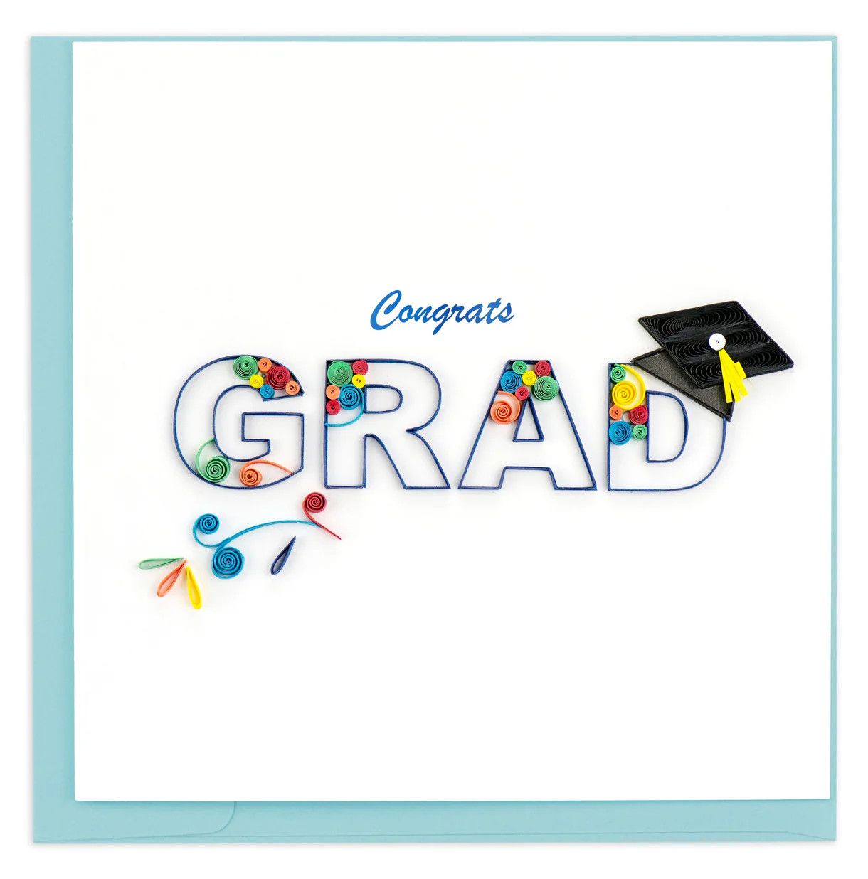 Congrats Grad Swirl Quilling Card, Vietnam