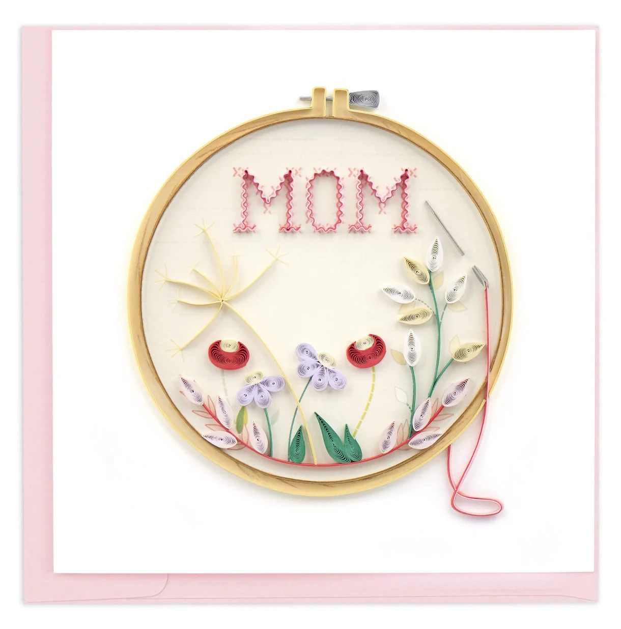 Mom Cross Stitch Quilling Card, Vietnam