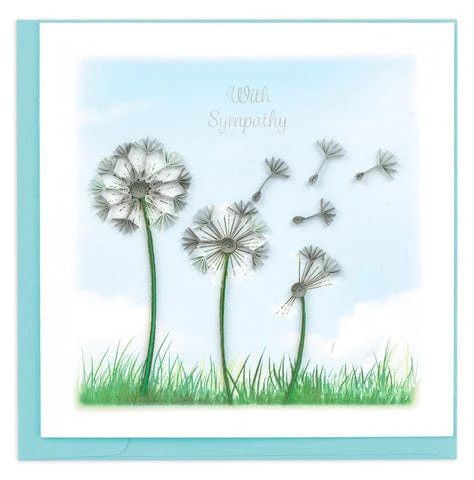 Sympathy Dandelions Quilling Card, Vietnam