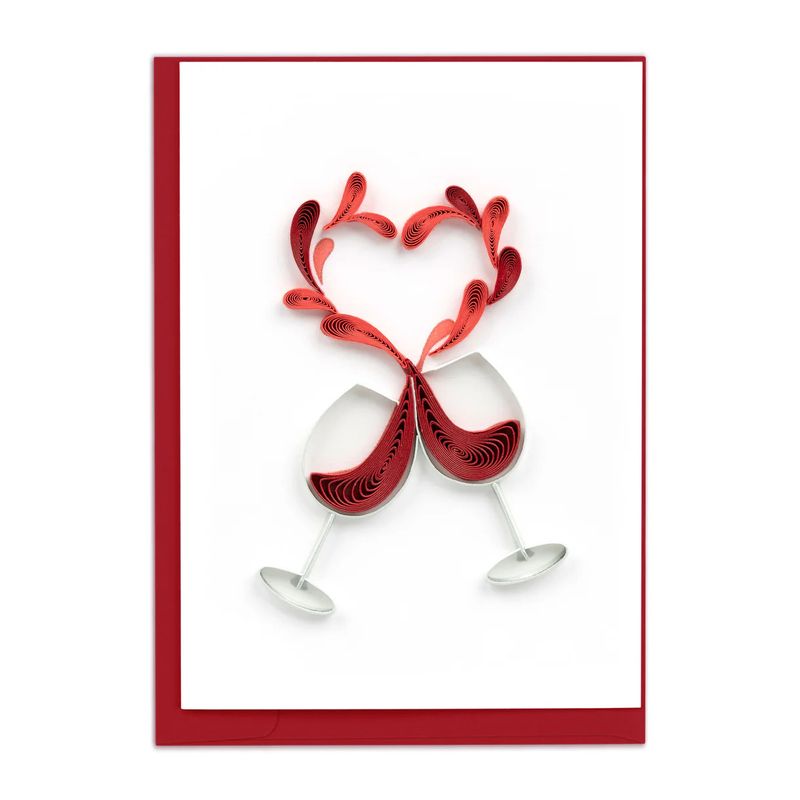 Toast To Love Mini Quilling Card, Vietnam