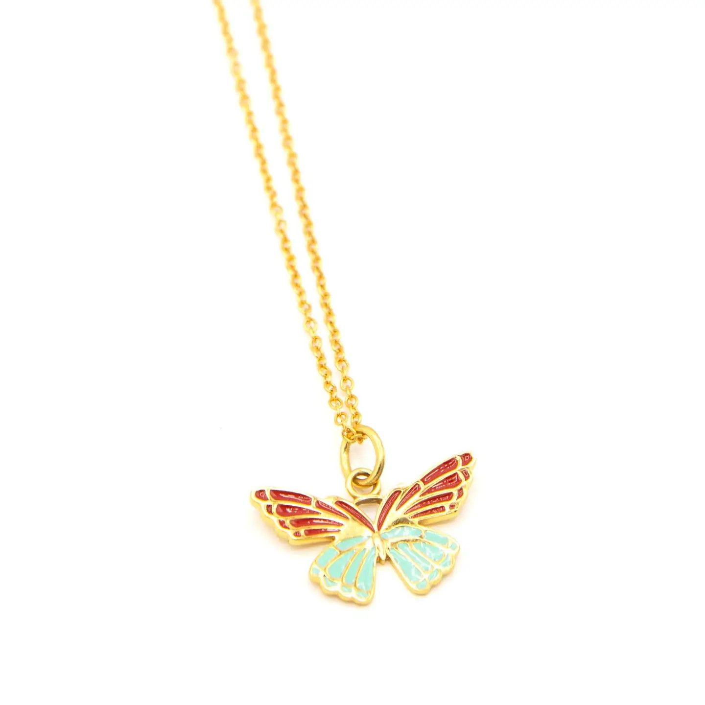 Fly Free Butterfly Necklace, India
