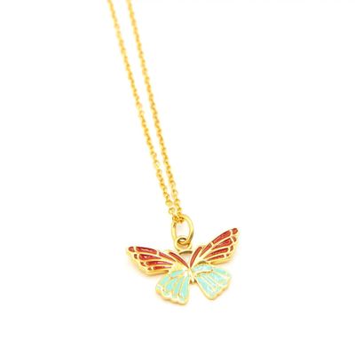 Fly Free Butterfly Necklace, India