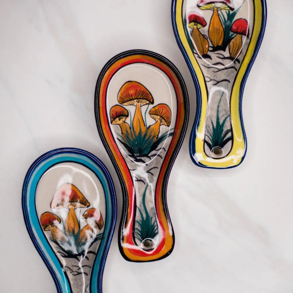 Mushroom Spoon Rest, Guatemala