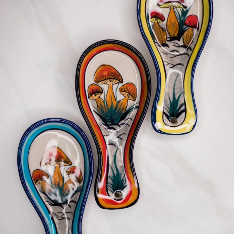 Mushroom Spoon Rest, Guatemala