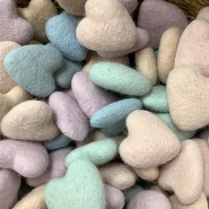Felted Hearts-Small, Nepal