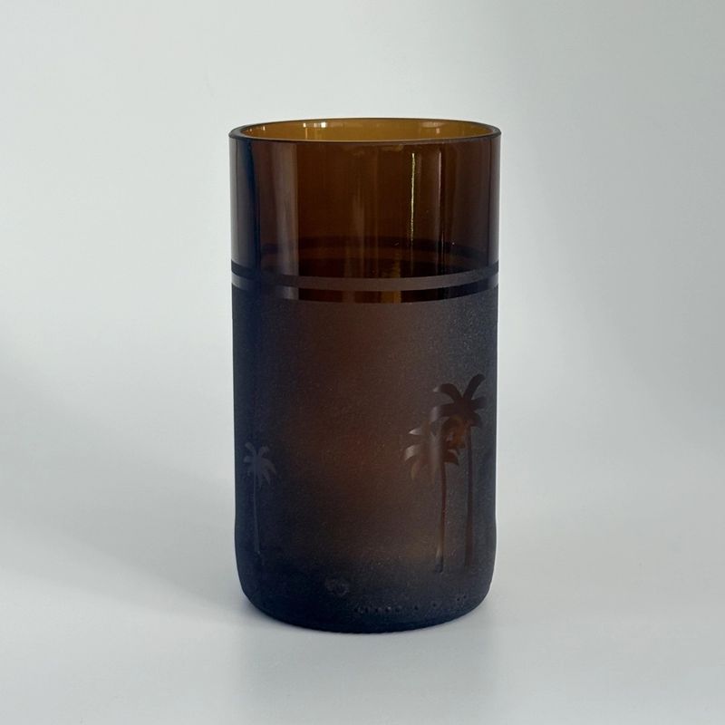 Upcycled Set Of 4 Mugs In Brown, Egypt