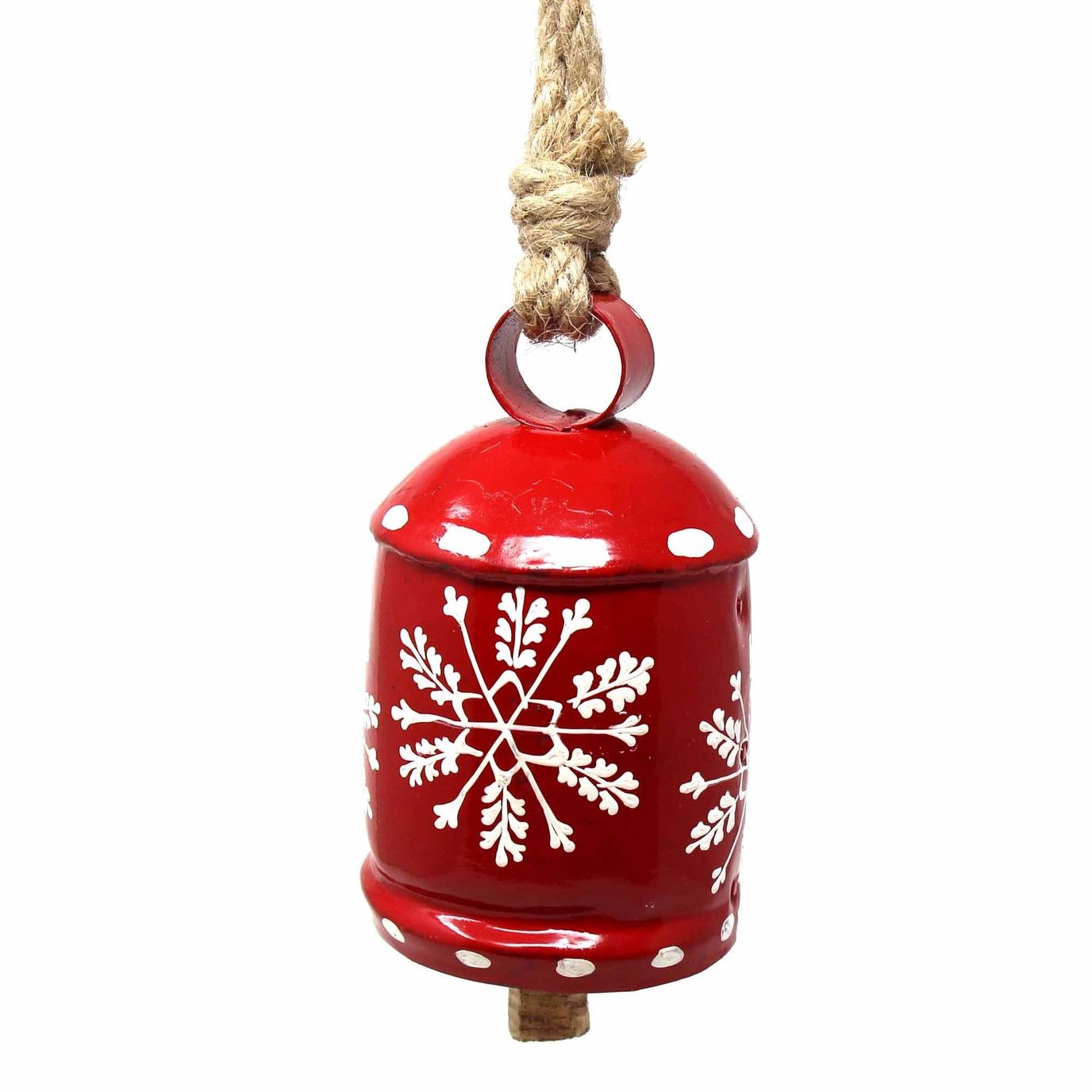 Recycled Rustic Red Bell, India