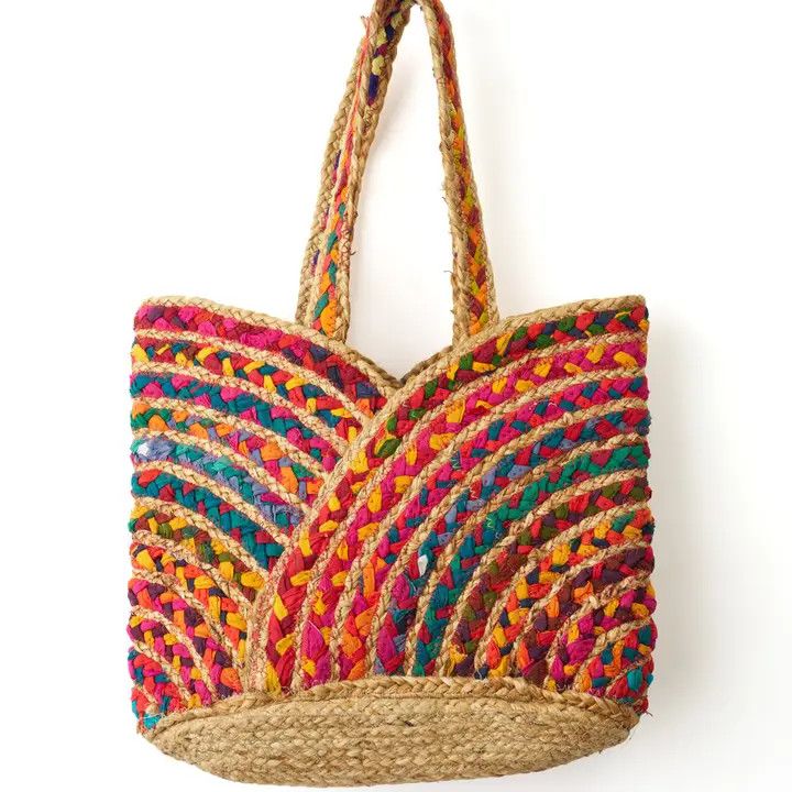 Chindi Multicolor Carryall Bag, India
