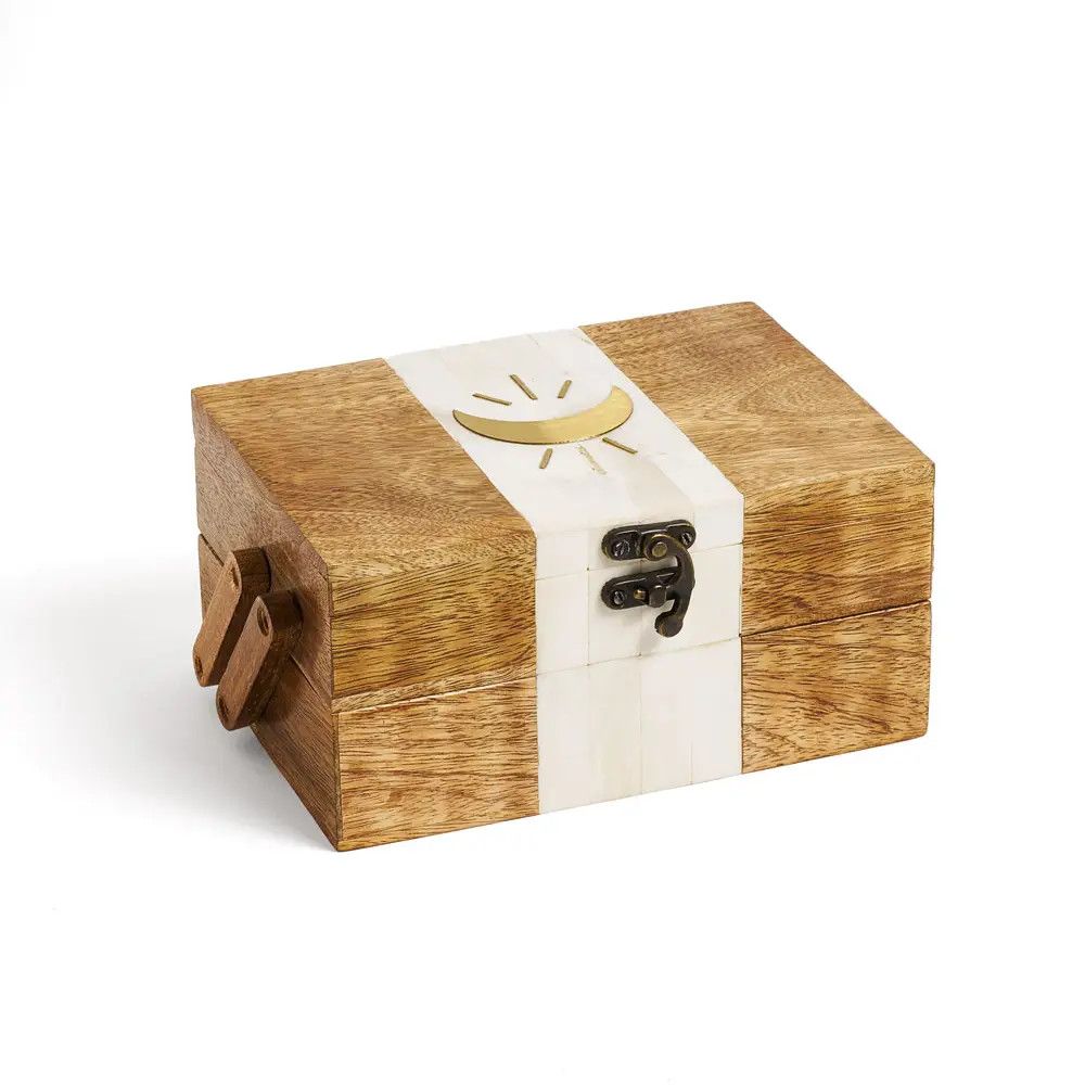 Crescent Moon Tiered Jewelry Box, India