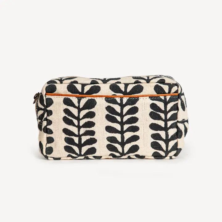 Block Print Belt Bag - Fern, India