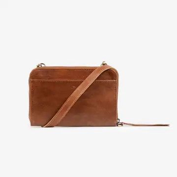 Crossbody Wallet, Vintage Brown, India