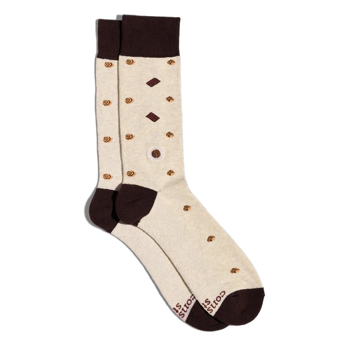 Socks that Provide Meals, Chocolate, Medium