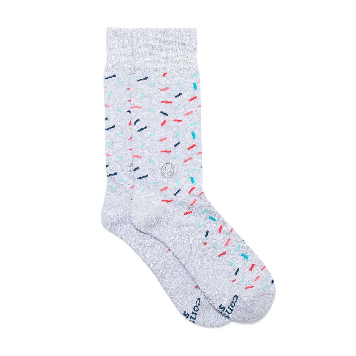 Socks That Find A Cure, colorful confetti, Small