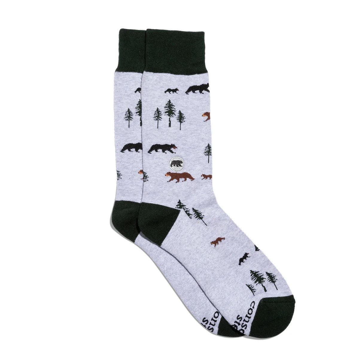 Conscious Step Socks that Protect Bears, Grizzlies, Small