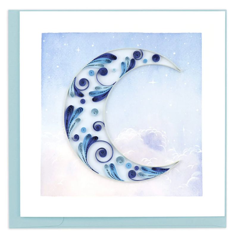 Crescent Moon Quilling Card, Vietnam