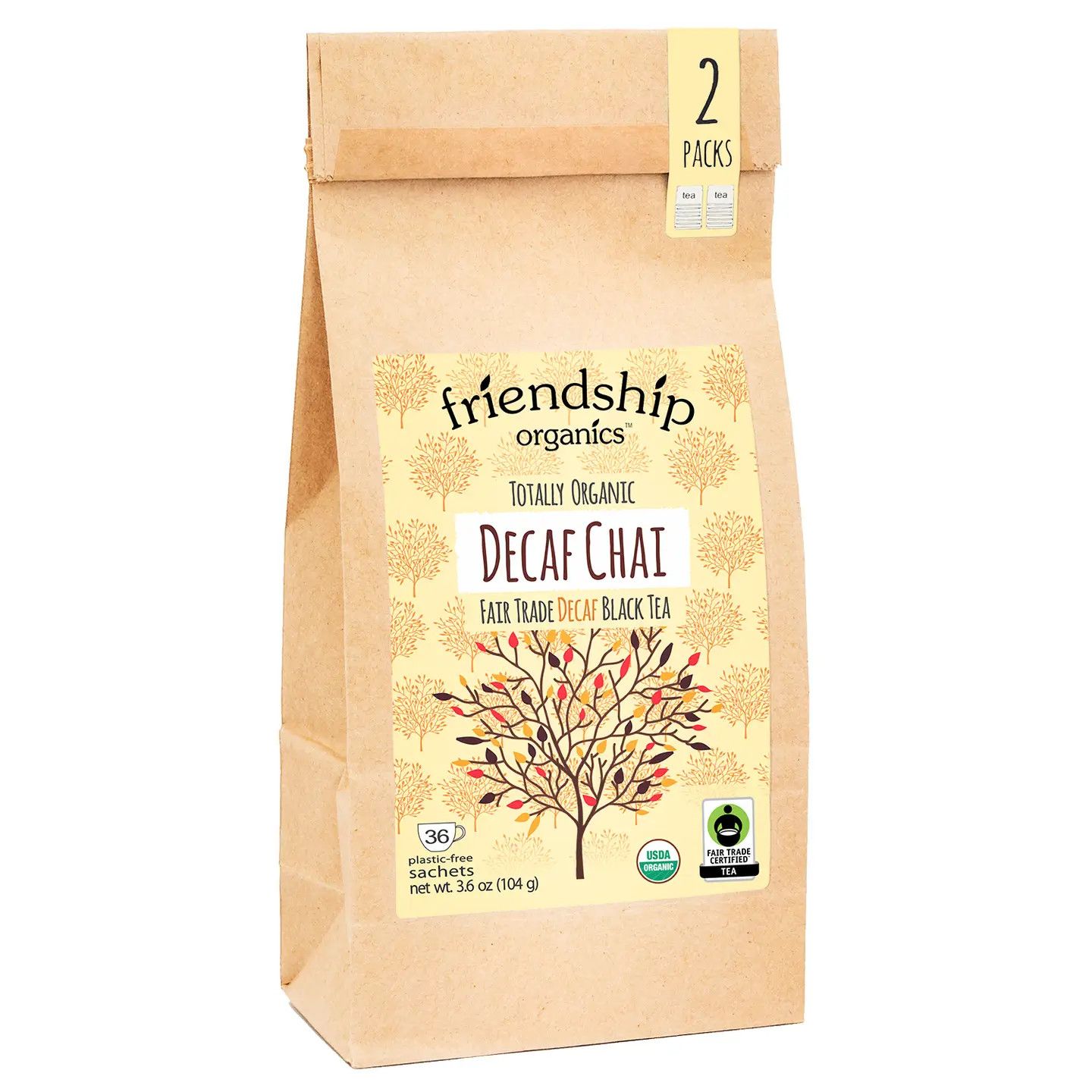 Friendship Tea Twin-Pack Decaf Chai