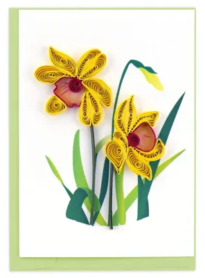 Daffodil Quilling Card Mini, Vietnam