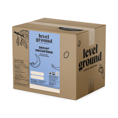 Coffee - Level Ground Decaf Bean - 5lb Box