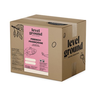 Coffee - Level Ground French Roast Bean -5lb Box