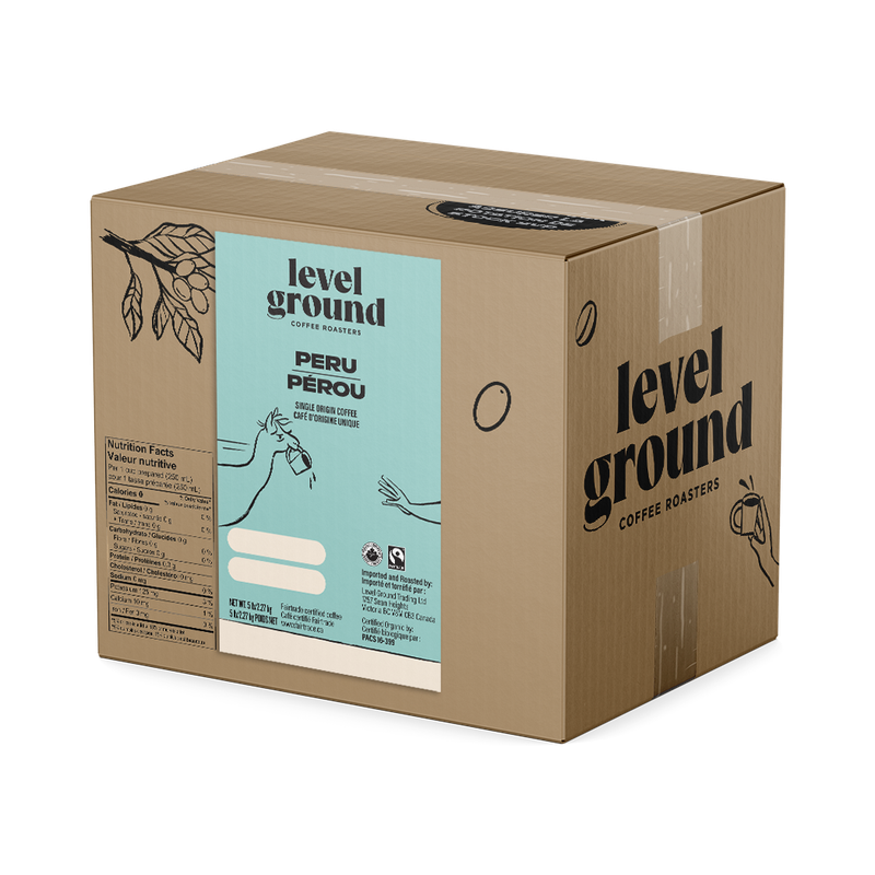 Coffee - Level Ground Peru Bean - 5lb Box