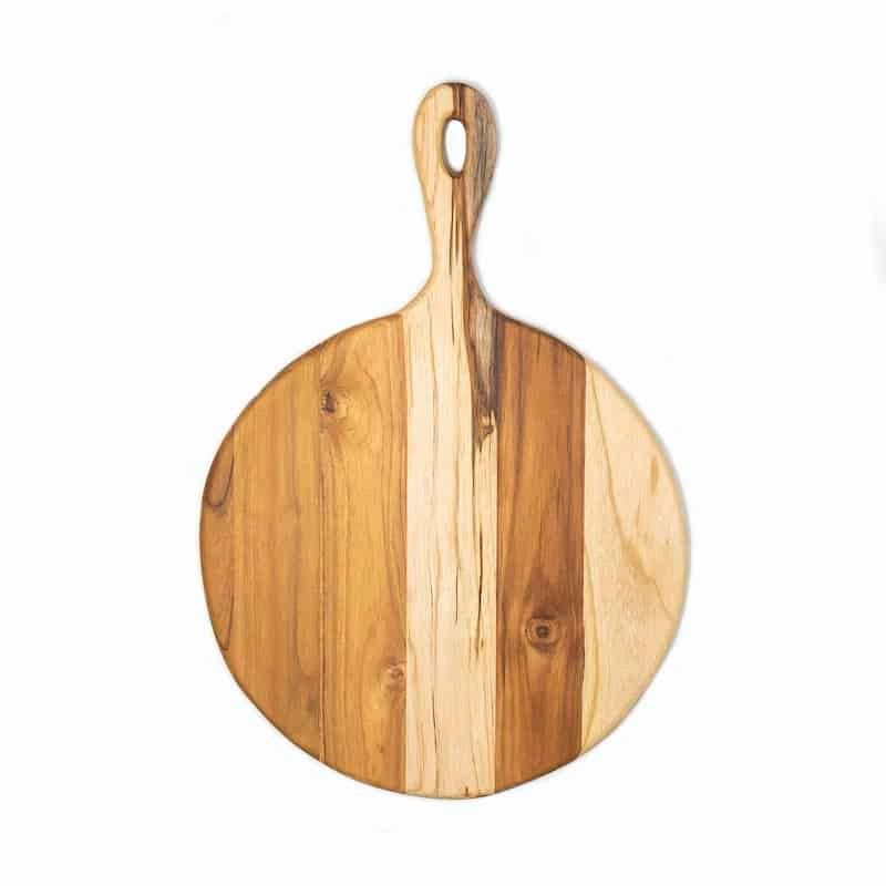 Teak Large Round Charcuterie Board, Guatemala