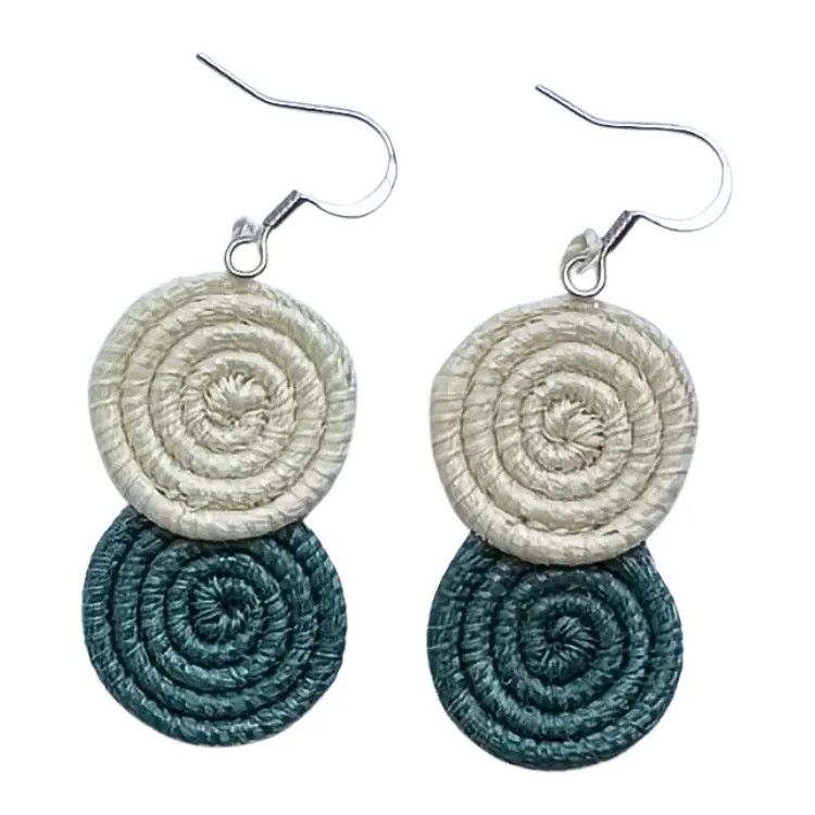 Denim Blue- Kinga  Earrings, Rwanda