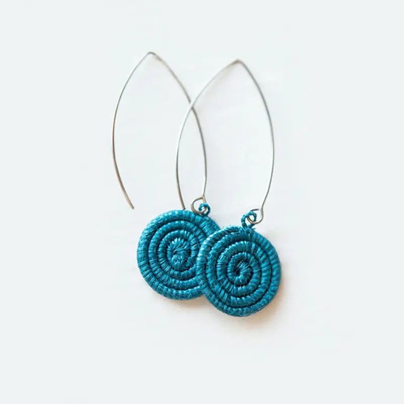 Celestial Blue- Ziga Earrings, Rwanda