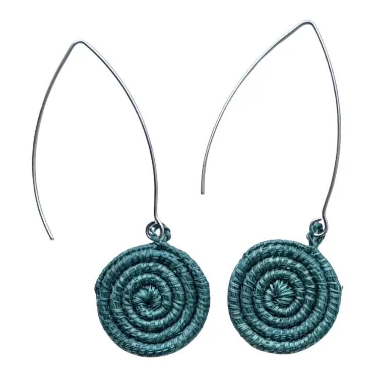Denim Blue- Ziga Earrings, Rwanda