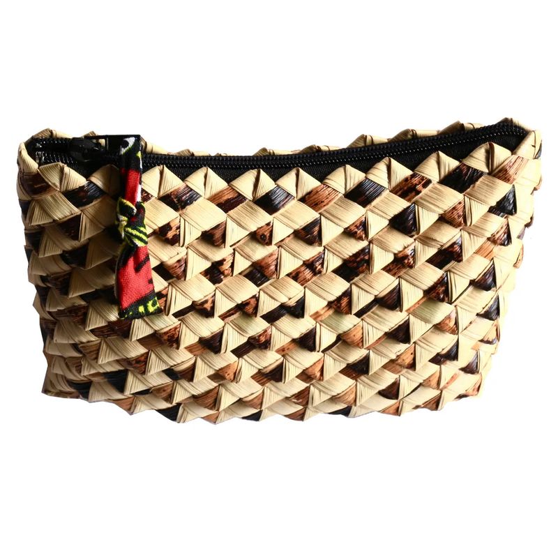 Black- Palm Leaf Clutch, Rwanda