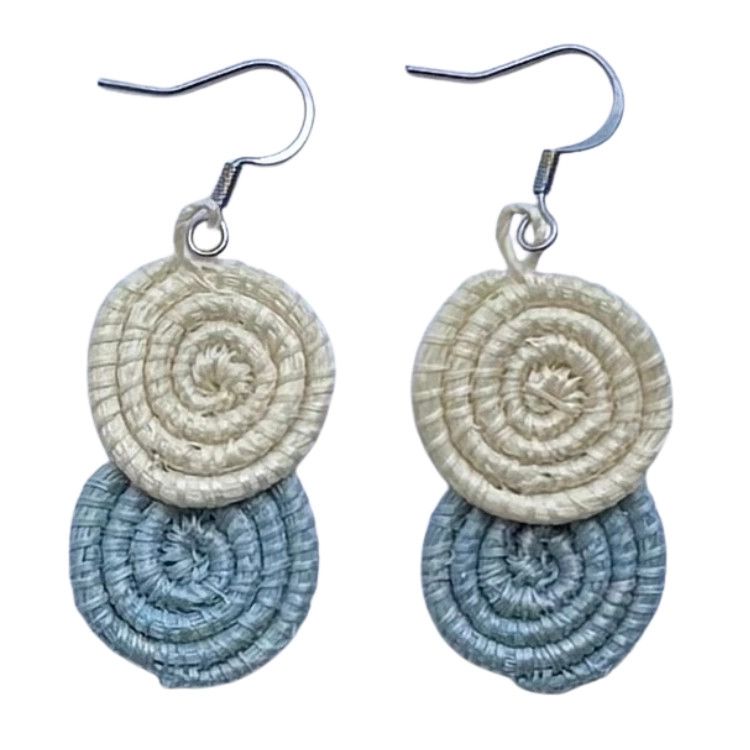 Periwinkle, Kinga  Earrings, Rwanda