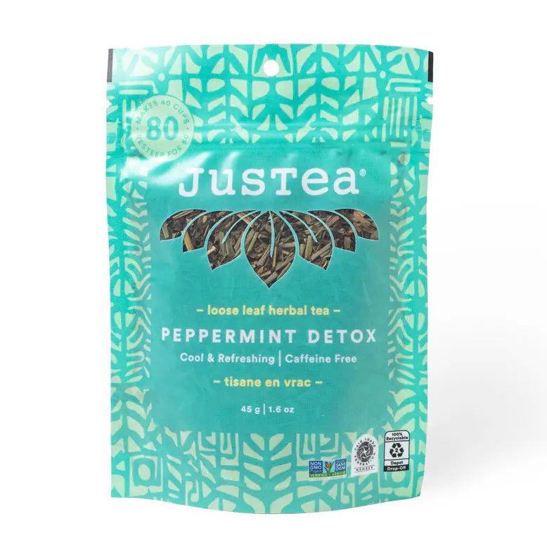 JusTea Peppermint detox  Stand-Up Pouch
