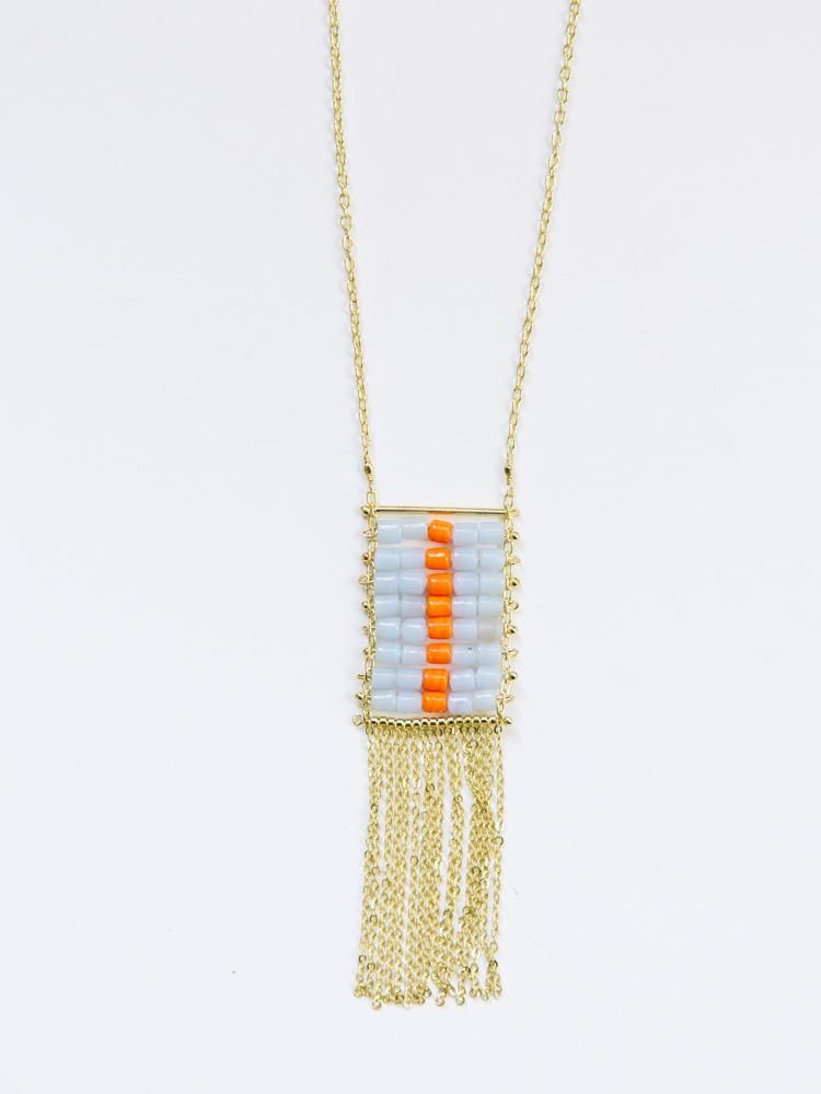 Florentina Necklace Orange, India