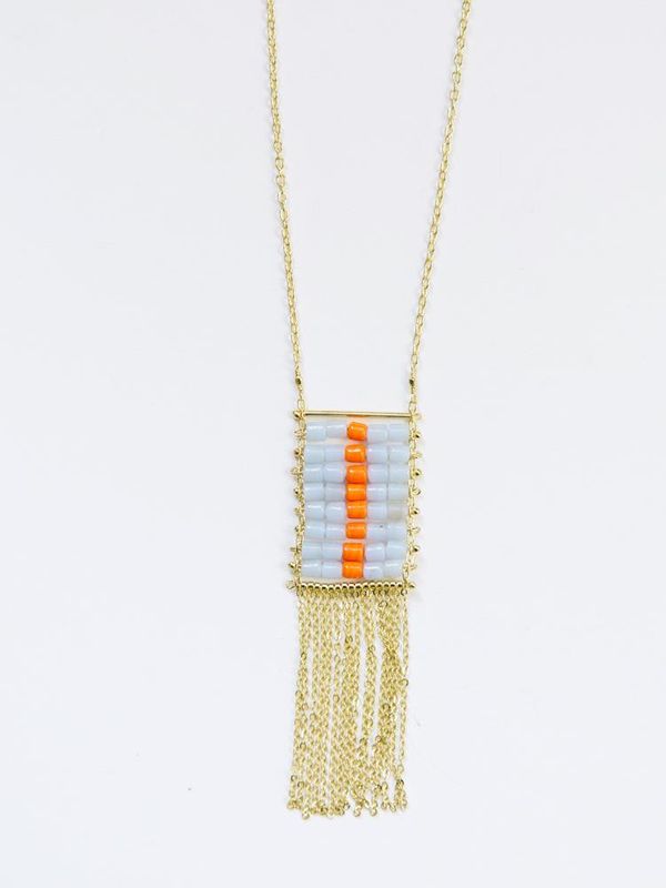 Florentina Necklace Orange, India