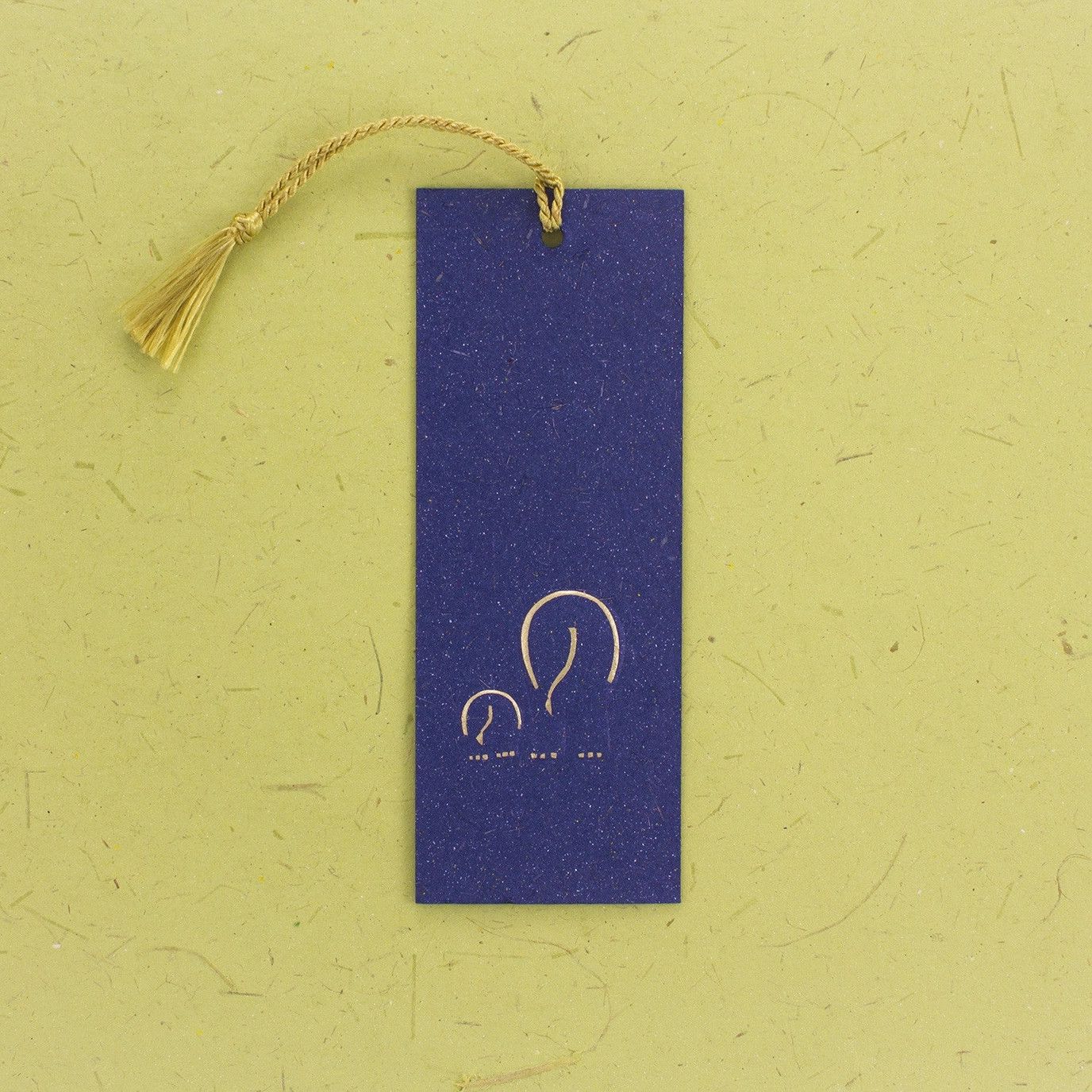 Bookmark Blue with Tassel, Sri Lanka