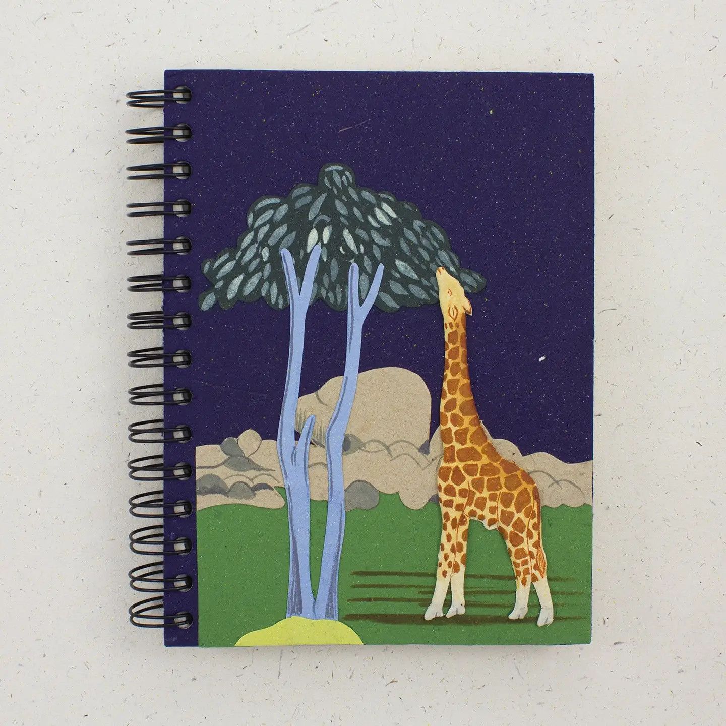 Large Notebook- Giraffe, Sri Lanka