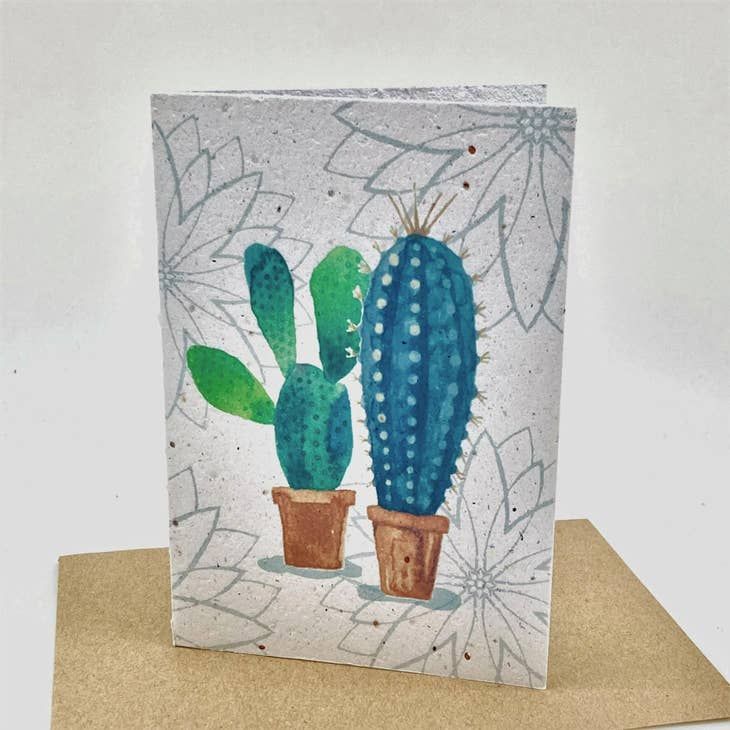 Cactus - Growing Paper Card, South Africa