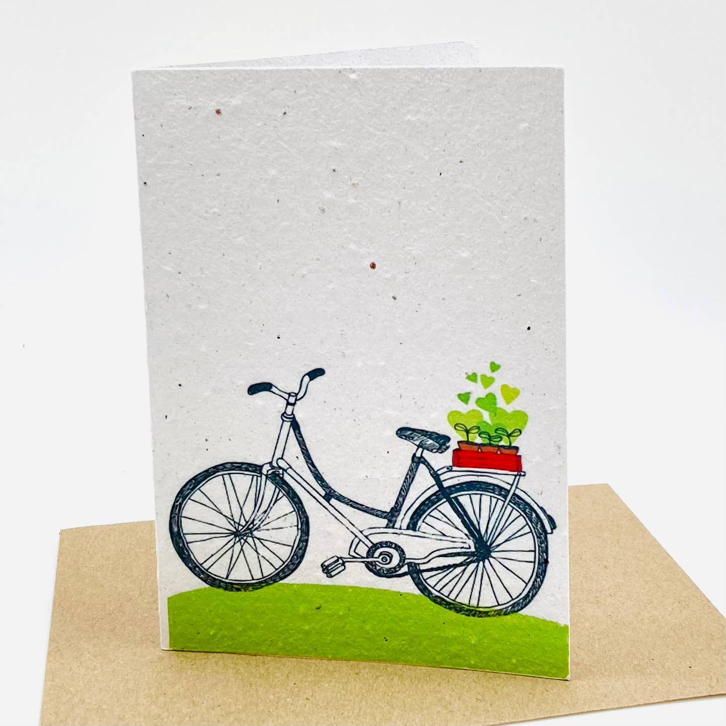 Bicycle - Growing Paper Card, South Africa