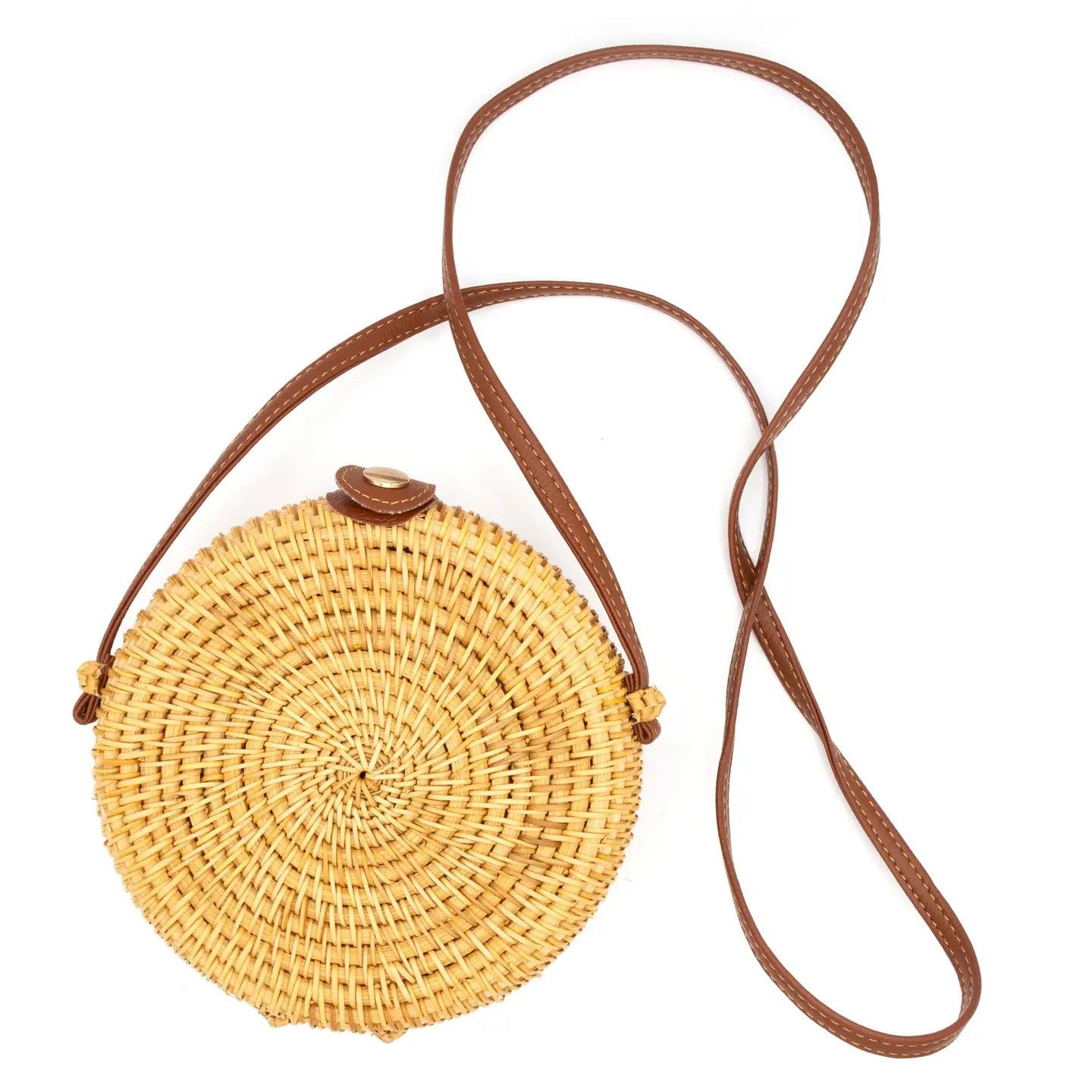 Rattan Round Bag, India